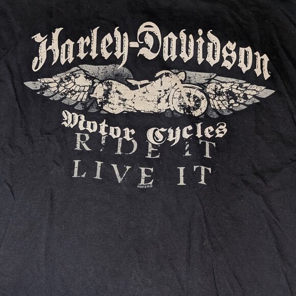 Harley Davidson Motorcycle South Valley Sandy Utah Mens T Shirt Sz XL - Picture 5 of 5